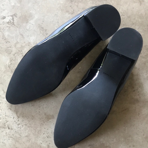 Cole Haan Grand OS Black Patent Leather Heels Size 8 - Picture 12 of 13